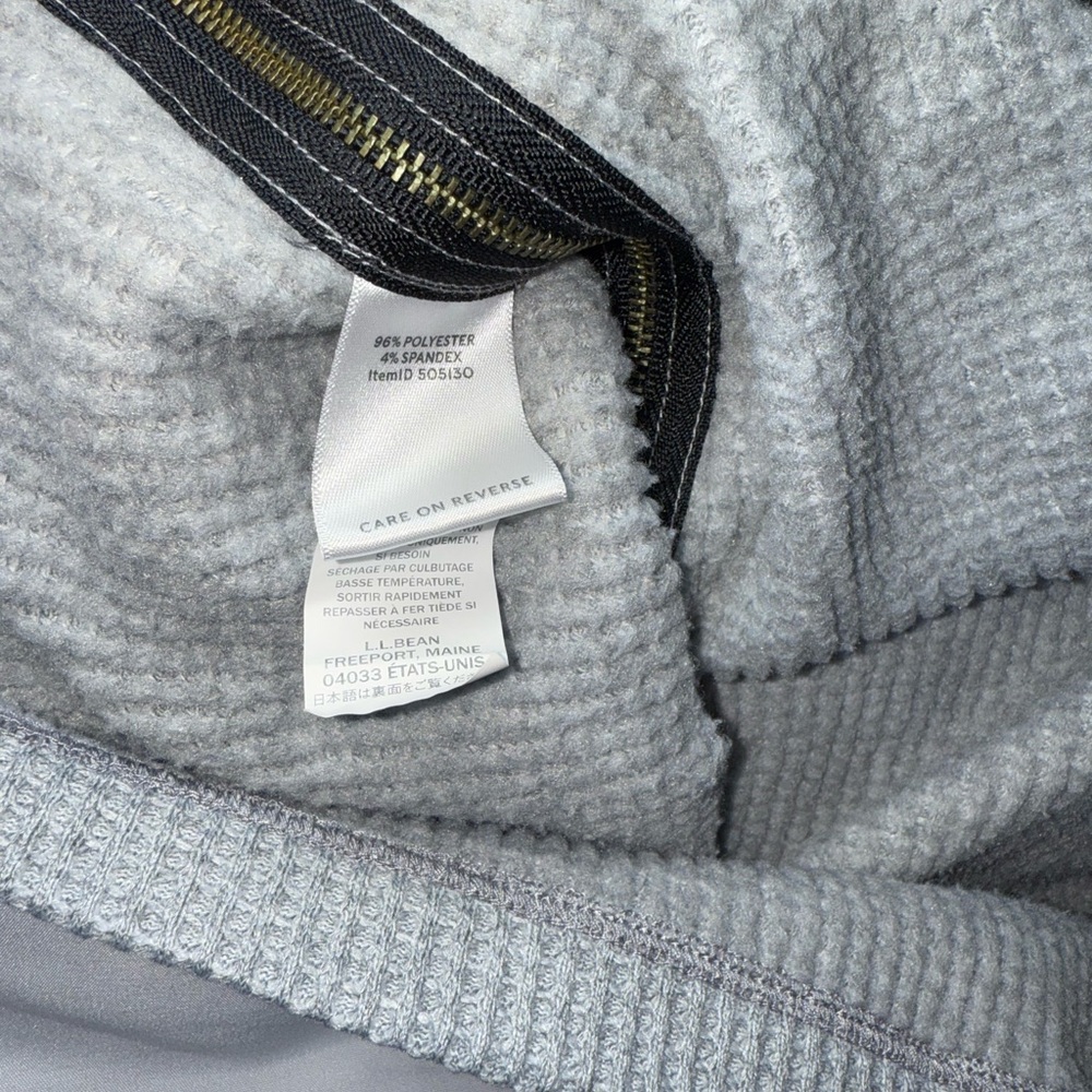L.L. Bean waffle mock pullover sweater - Picture 4 of 8